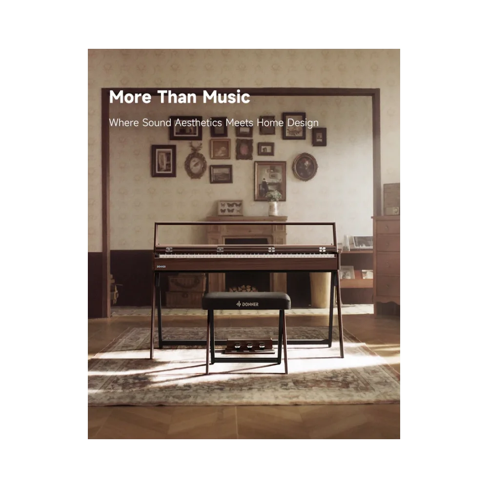 Piano Digital con tapa y Bluetooth DONNER EC7133