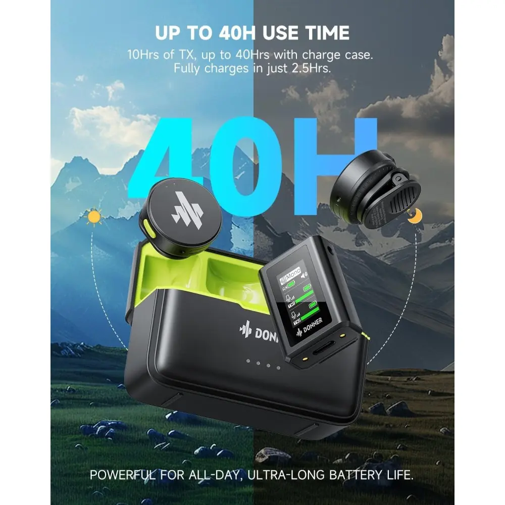 Microfono Corbatero para Celulares con estacion de carga DONNER EC6967