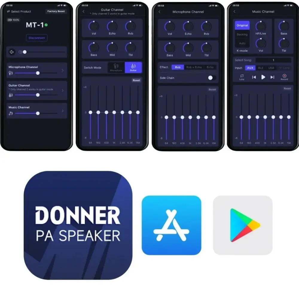 Sistema PA con Bluetooth DONNER EC7210