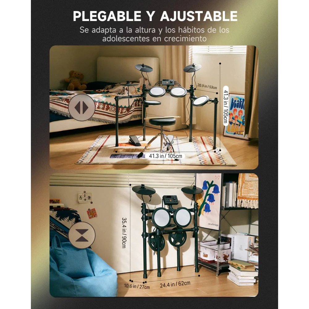 Bateria Electronica para Niños DONNER EC7169