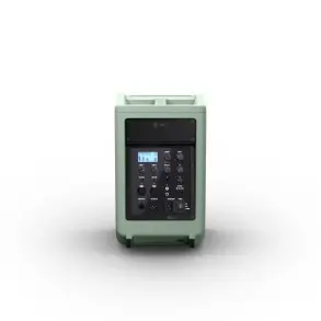 Bafle Activo de 8" con 2 Microfonos Inalambricos