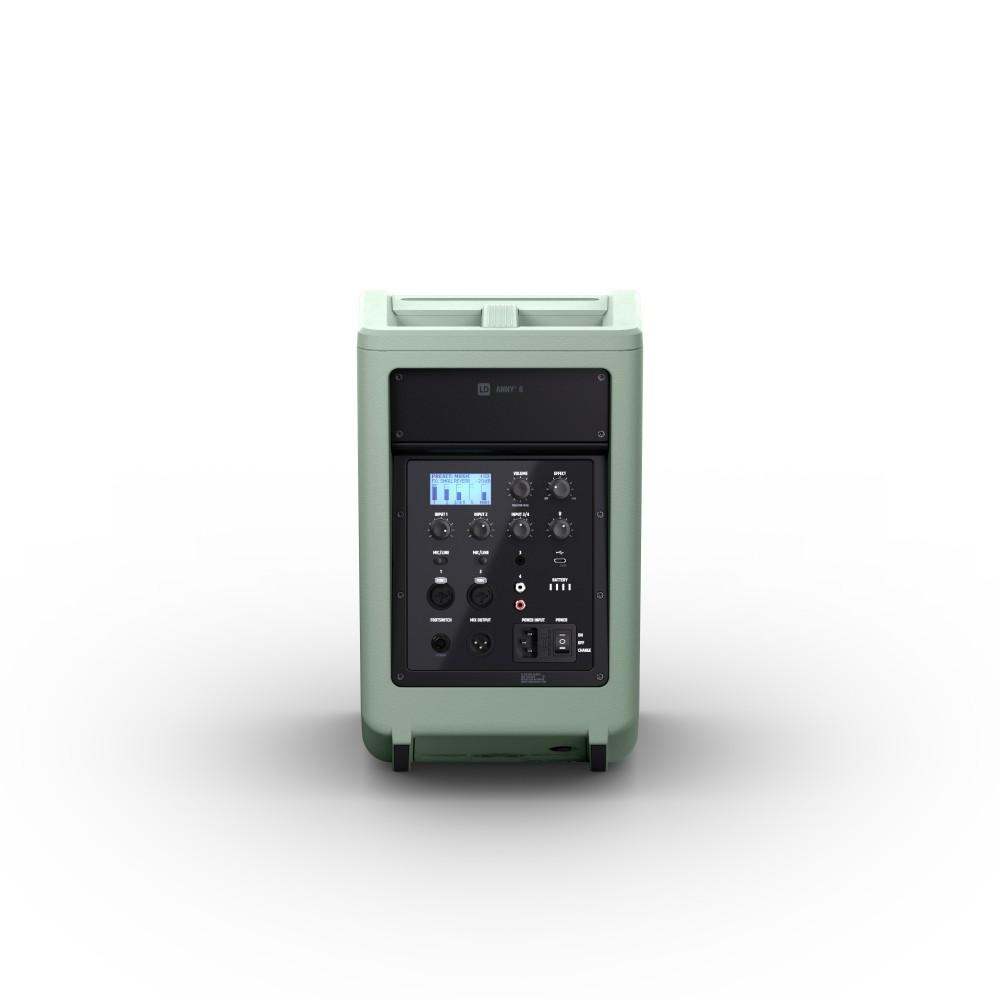 Bafle Activo de 8" con 2 Microfonos Inalambricos