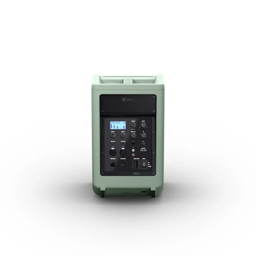 Bafle Activo de 8" con 2 Microfonos Inalambricos