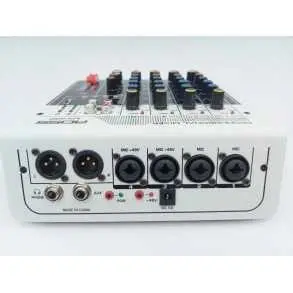 Pack Mixer 4 Canales + Bafles 8" + Microfonos Inalambrico + Soportes