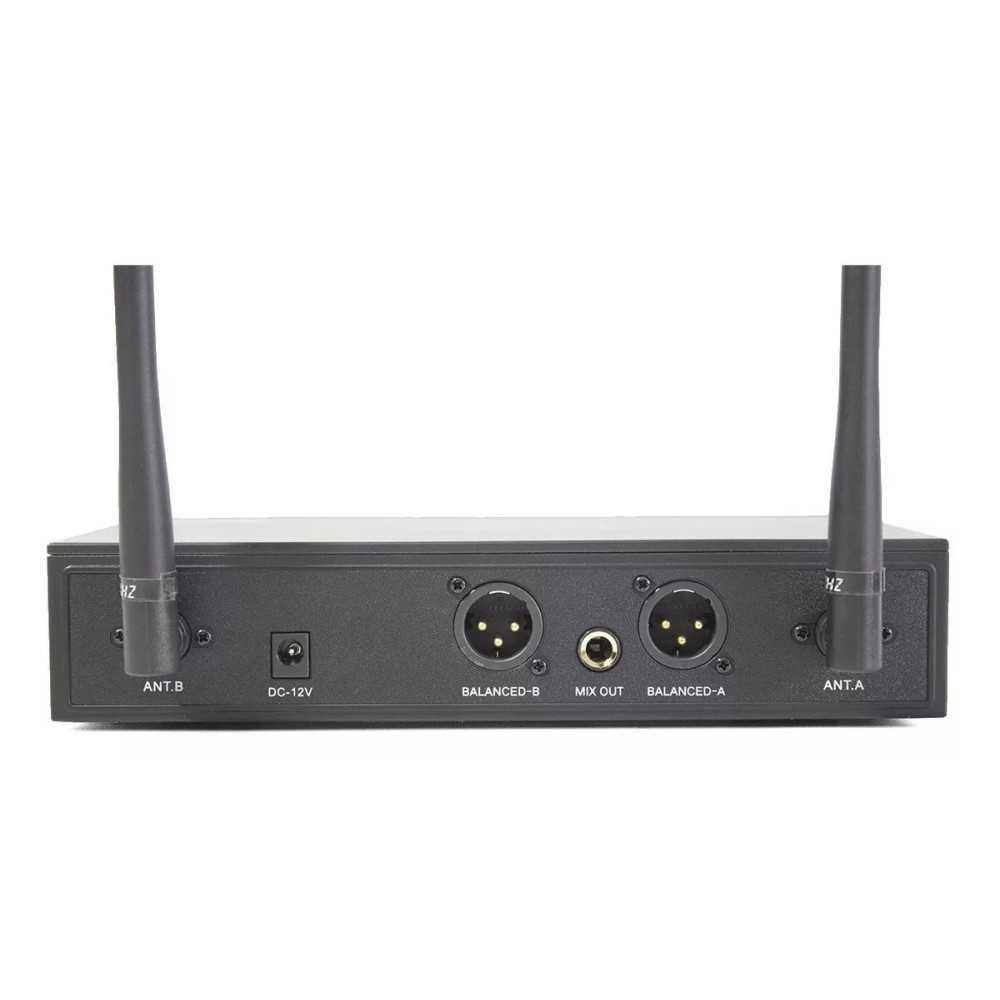 Pack Mixer 4 Canales + Bafles 8" + Microfonos Inalambrico + Soportes