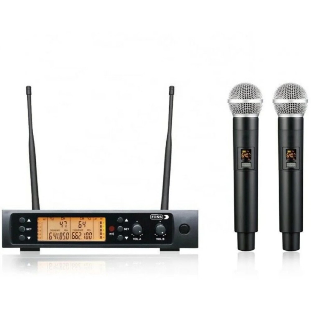 Pack Mixer 4 Canales + Bafles 8" + Microfonos Inalambrico + Soportes