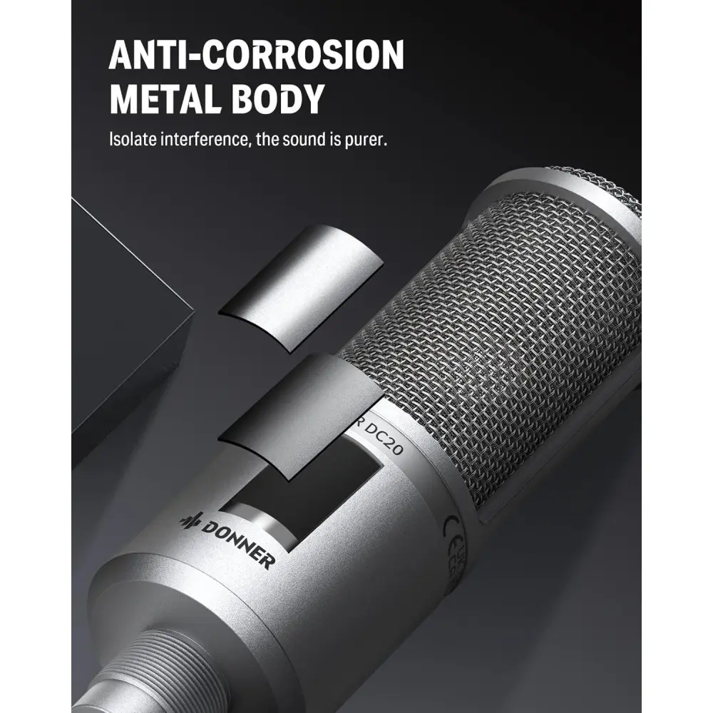 Microfono Condenser DONNER EC2800 Diafragma Grande