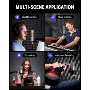 Microfono Condenser DONNER EC2800 Diafragma Grande