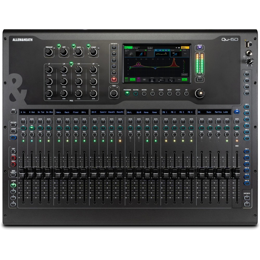 Mixer Digital 38 Canales Allen & Heath QU-6D