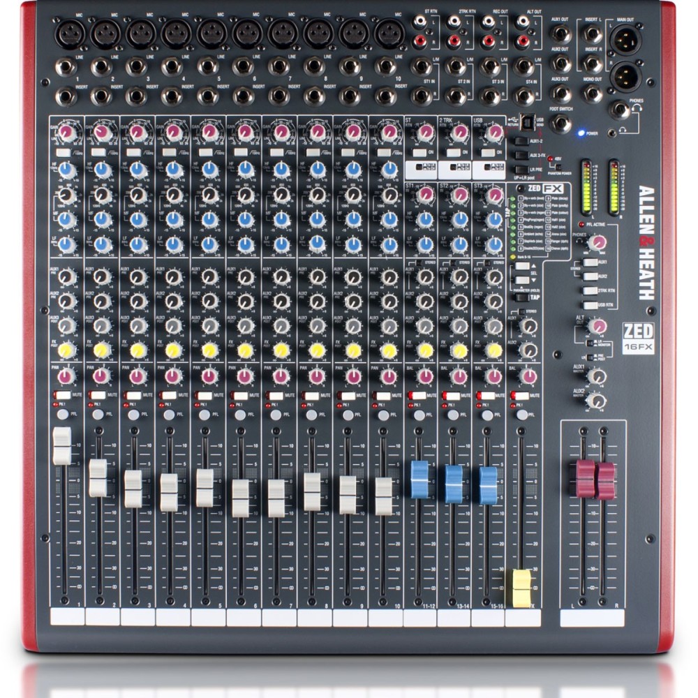 Mixer 16 Canales Allen & Heath ZED16FX