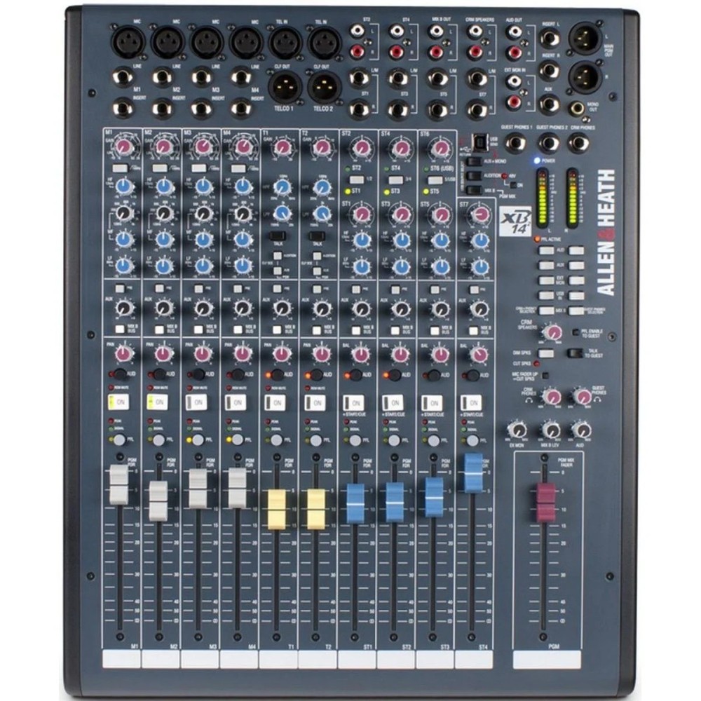 Mixer Broadcast 12 Canales 2 XLR Telco Allen & Heath XB2-14