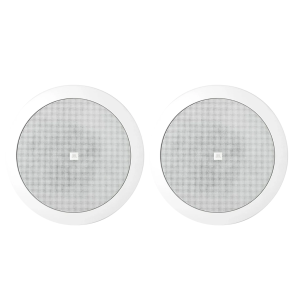 Kit X2 Parlantes Empotrar Techo Jbl Control 26c/t Blanco 60w