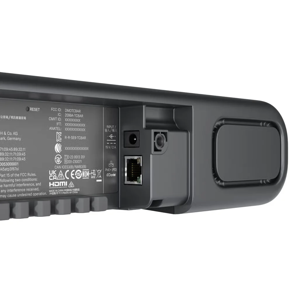 Microfono de Instalacion con Camara Video Sennheiser TC Bar S EU