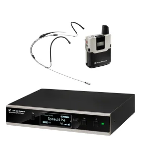 Sistema Inalambrico con Vincha Y bateria recargable Sennheiser SL HEADMIC SET DW-4-US R