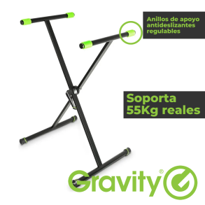 Soporte Teclado 5 Octavas 61 Teclas y Funda impemeable