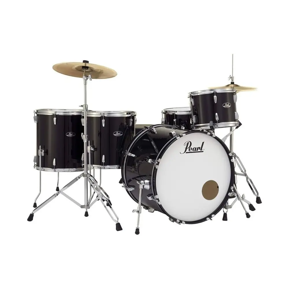 Bateria Roadshow 5 Cuerpos Bombo 22" 4 Fierros con Banqueta y Portapalillos Pearl RS525WFC/C 31