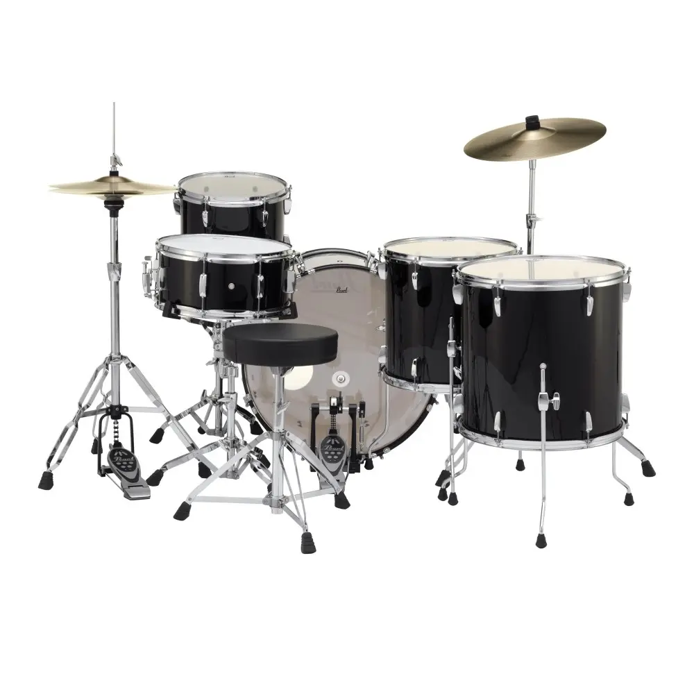 Bateria Roadshow 5 Cuerpos Bombo 22" 4 Fierros con Banqueta y Portapalillos Pearl RS525WFC/C 31