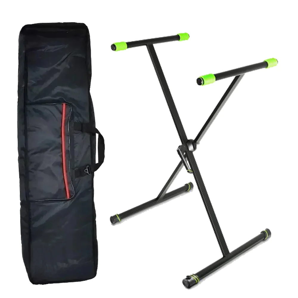 Soporte Teclado 5 Octavas 61 Teclas y Funda impemeable