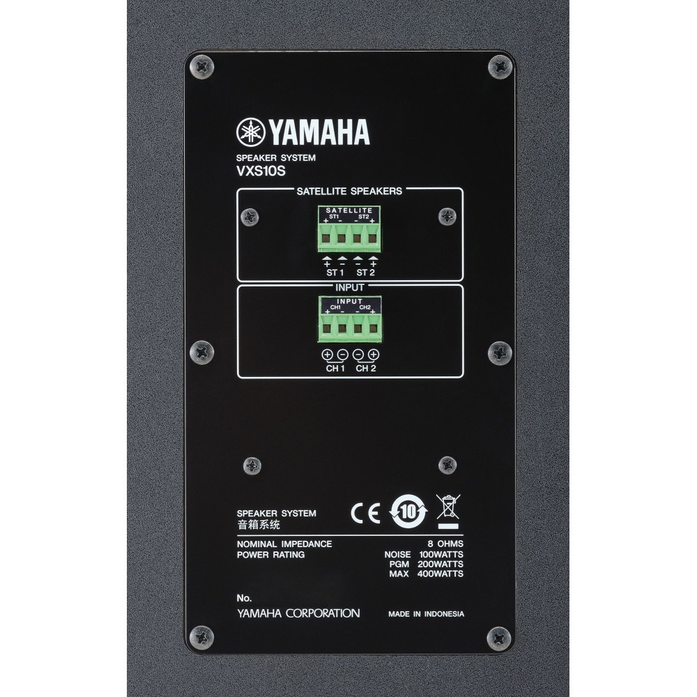 Subwoofer de Instalacion Yamaha VXS10S 400W