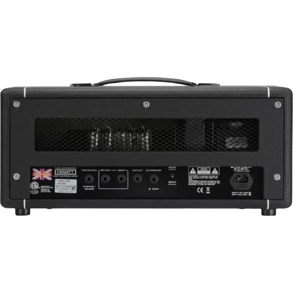 Cabezal Amplificador de Guitarra Valvular Hiwatt T40/20 HEAD