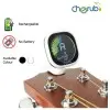 Afinador Clip Flex 360 Cromatico Guitarra Bajo Recargable