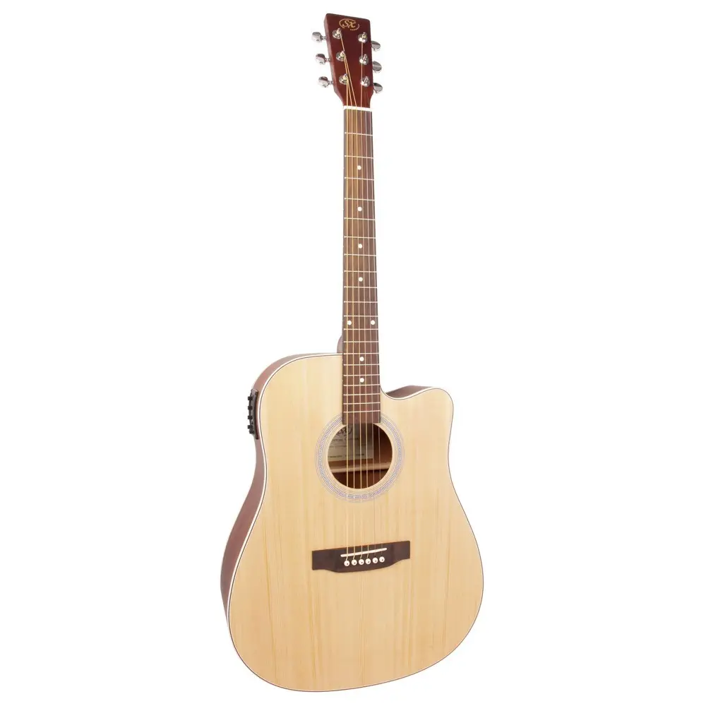 Guitarra Electroacustica Dreadnought Sx SD204CE