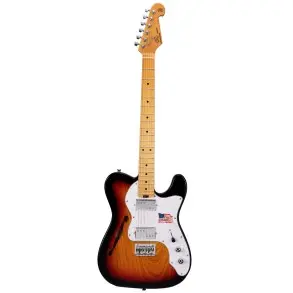 Guitarra Electrica Telecaster Swamp Ash Thinline Sx SEA2PH3TS