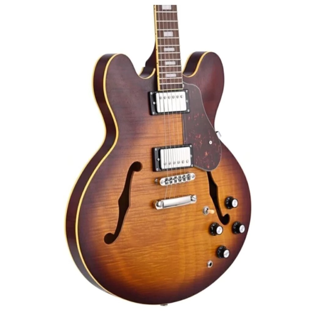 Guitarra Electrica 335 Semi Hollow Desert Sunburst Sx SEL6FODS