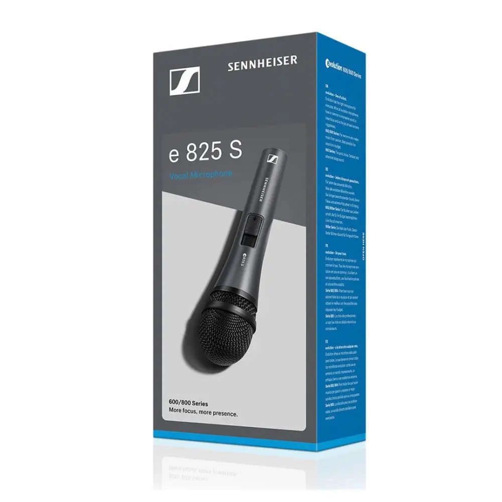 Microfono Dinamico Cardioide Sennheiser E 825 Vocal de Mano