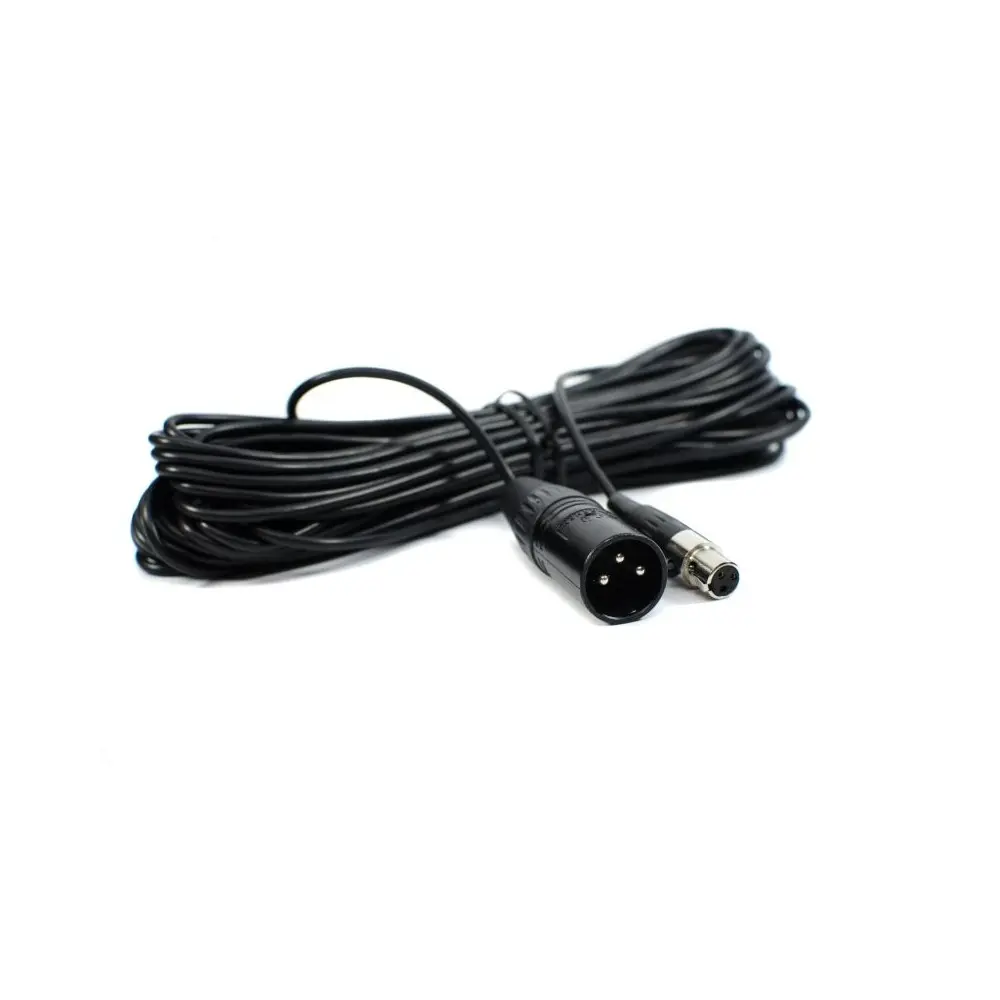 Cable minimicrófono XLR-M a TA3F 9 metros CAD 40-354