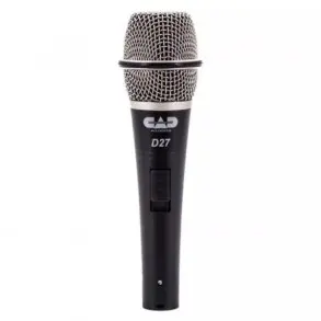 Micrófono dinámico supercardioide con interruptor de encendido y apagado Cad D27