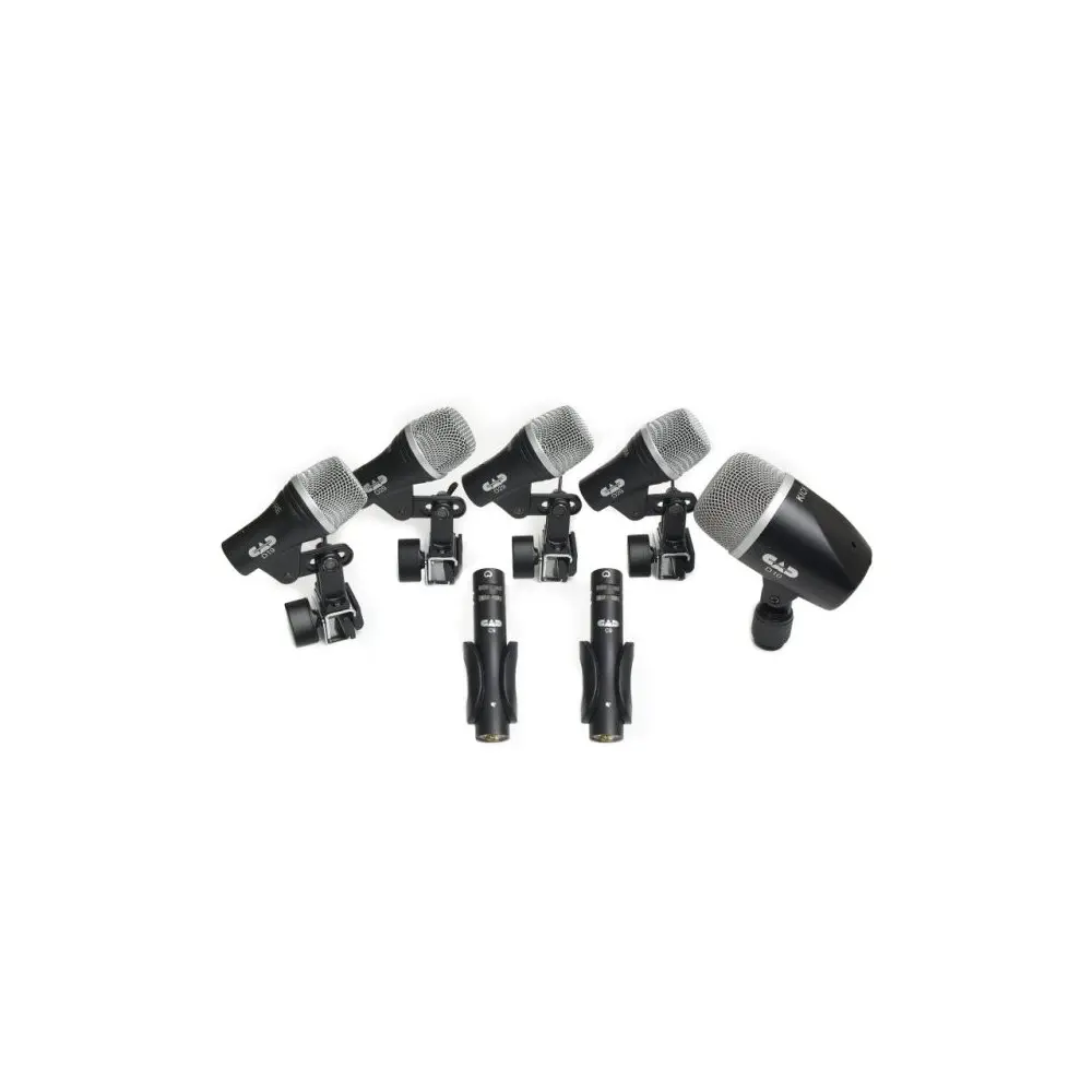 Paquete de micrófonos para batería de 7 piezas: (3) D29, (2) C9, D19 y D10 Cad STAGE7
