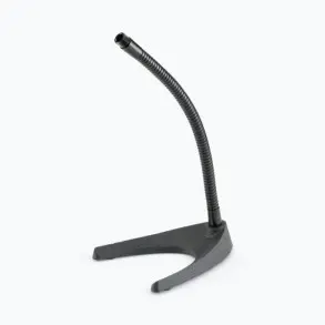 Soporte para micrófono de escritorio con cuello de ganso flexible On Stage DS6213 Base pesada