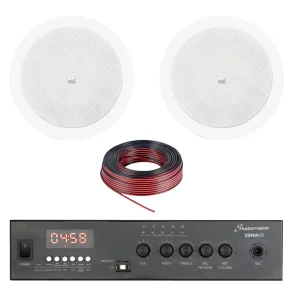 Pack Sonido Techo Parlantes Coaxliaes Potencia Bluetooth