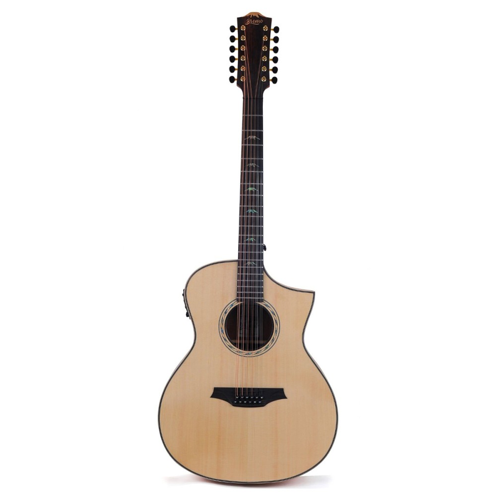Guitarra Electroacustica 12 Cuerdas Bromo BAT4CE12