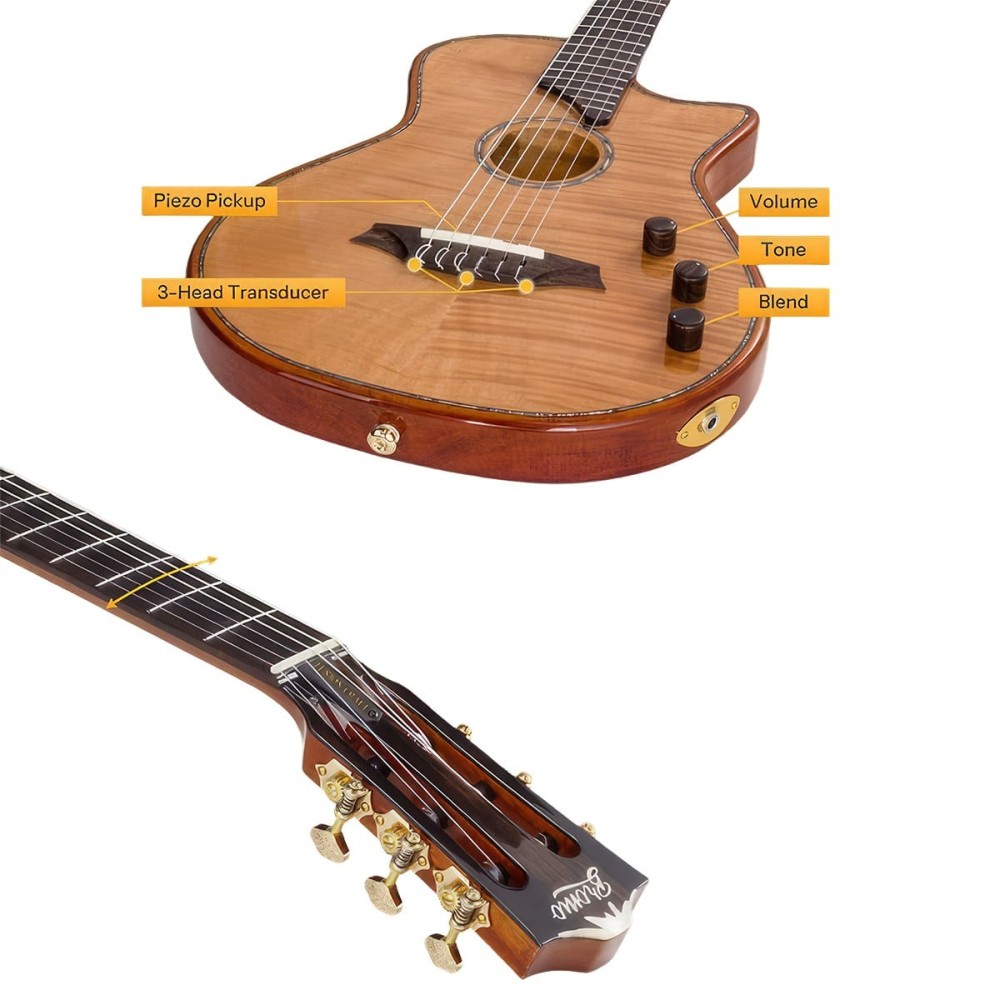Guitarra Electrocriolla Bromo BEN2C