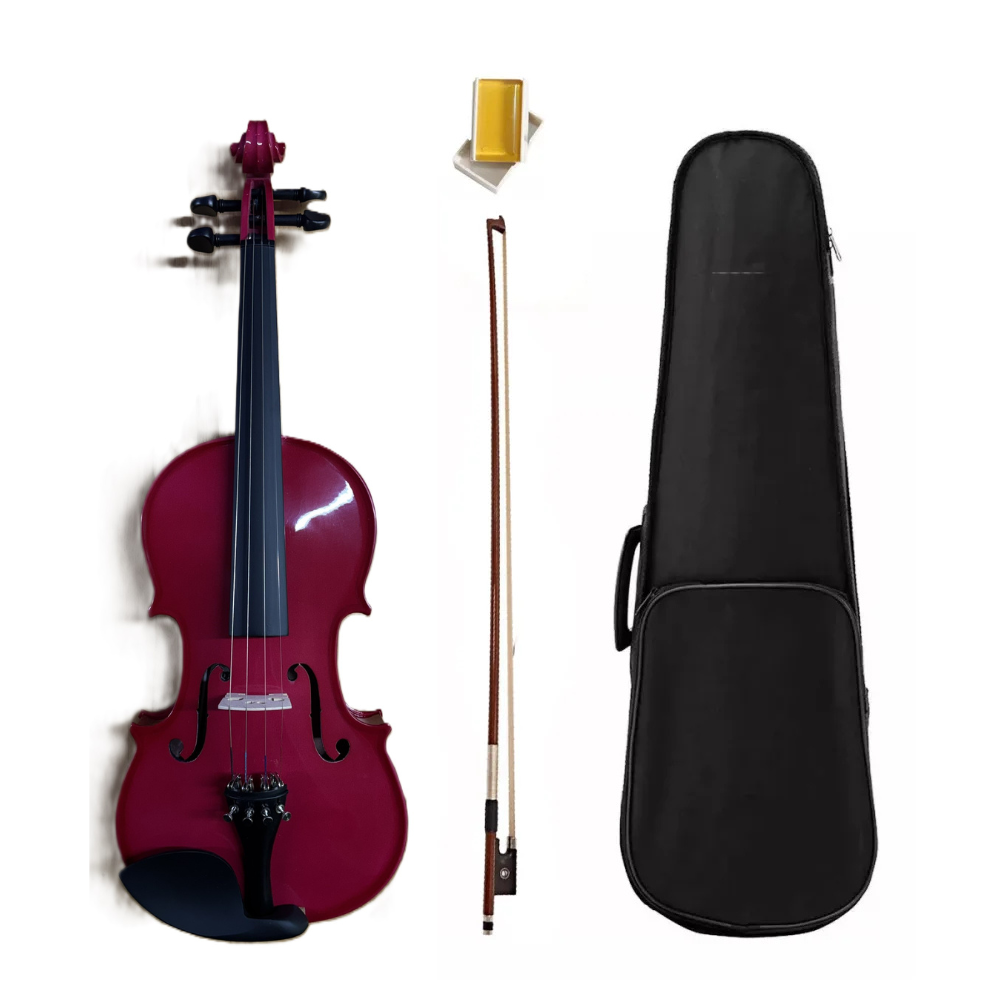 Violin De Estudio Stradella 4/4 Mv1411 Estuche Y Accesorios Fuxia Stradella MV141144FX