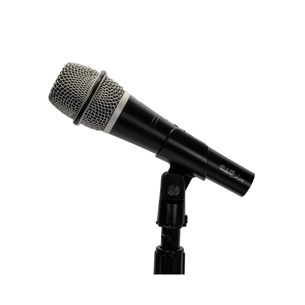 Micrófono dinámico supercardioide con interruptor de encendido y apagado Cad D27