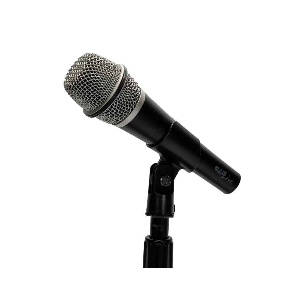 Micrófono de mano dinámico supercardioide con switch Cad D27