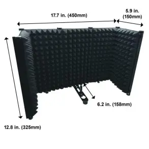 Cabina de Grabacion Plegable AntiPop Cad AS12