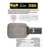 Micrófono Dinámico Supercardioide Capatacion Lateral Cad D80