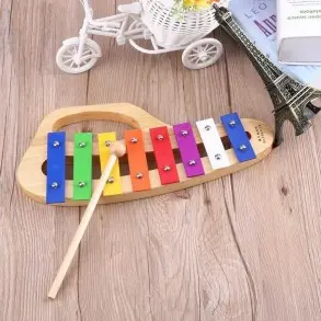 Metalofon 8 Notas Para Niños con golpeador de madera Dline DMTA8