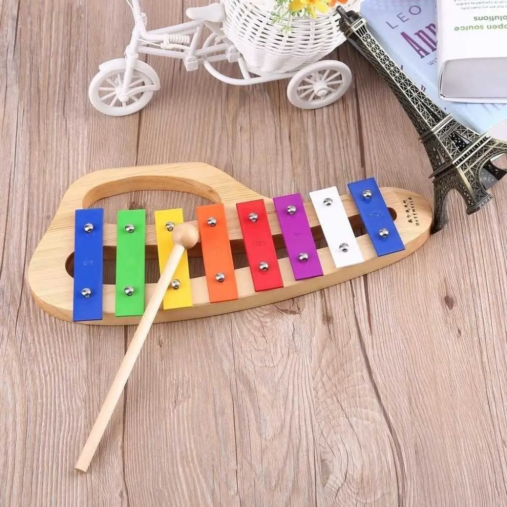 Metalofon 8 Notas Para Niños con golpeador de madera Dline DMTA8