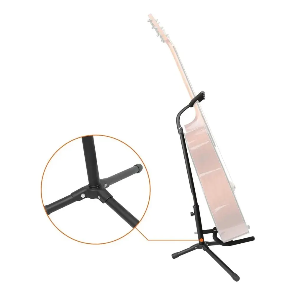 Soporte Guitarra o Bajo con cuello y traba Dline DSPGB