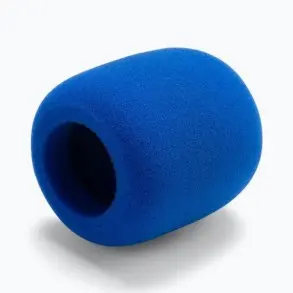 Paraviento de Espuma antipop para microfono On Stage ASWS58-BL AZUL