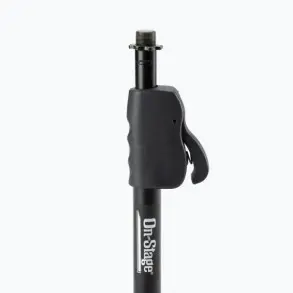 Soporte de Micrófono para Escritorio con Ajuste Rápido On Stage DS7200QRB base redonda