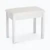 Taburete para piano o teclado On Stage KB8802W banqueta madera