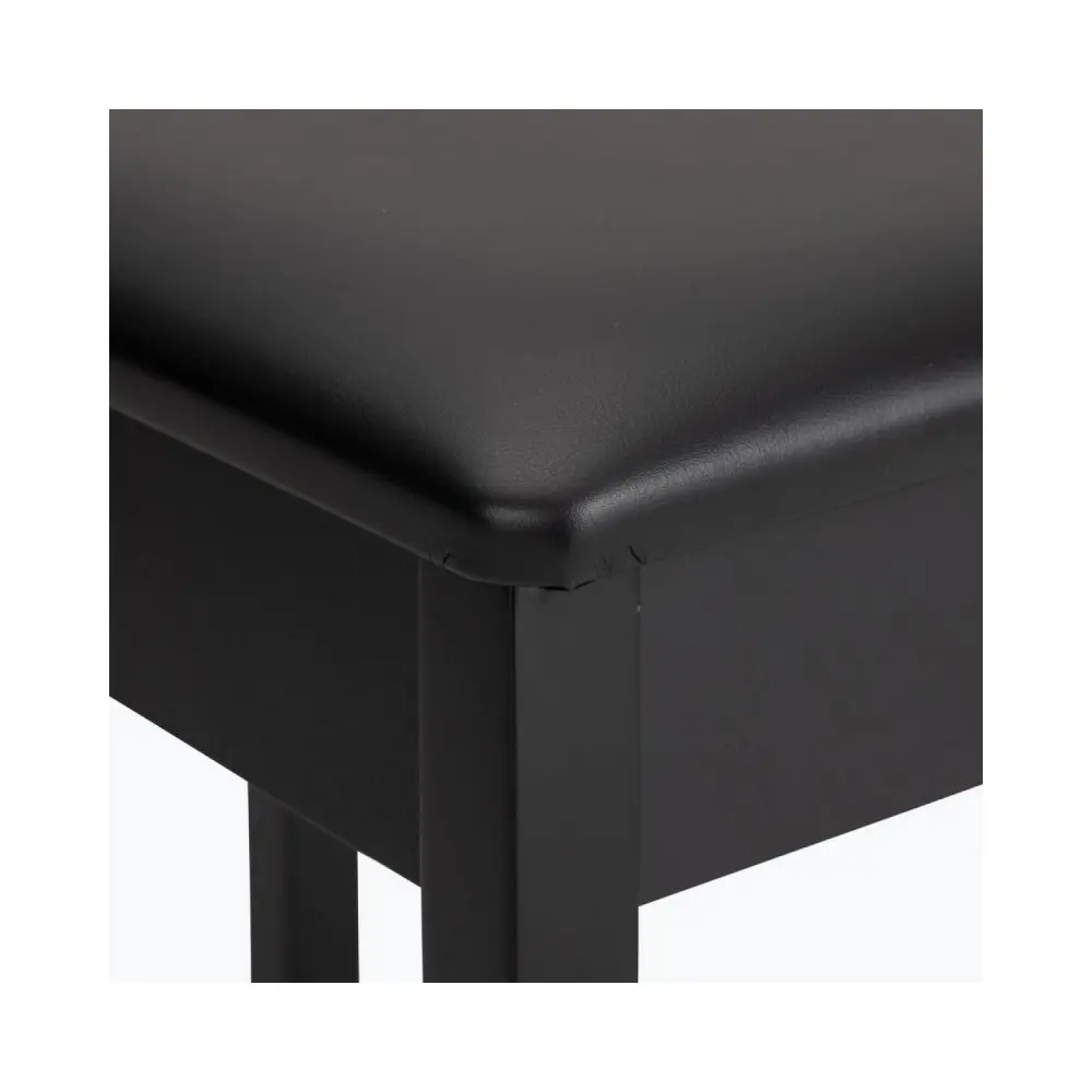 Taburete para piano o teclado On Stage KB8902B banqueta madera con Tapa