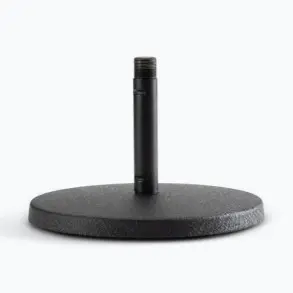 Soporte de micrófono de escritorio On Stage DS7100B con base redonda pesada