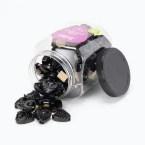 Balde Con 100 Porta Púas para guitarra On Stage GSAPK6500 autoadhesivo